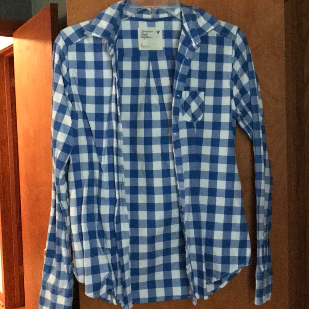 Plaid button up.